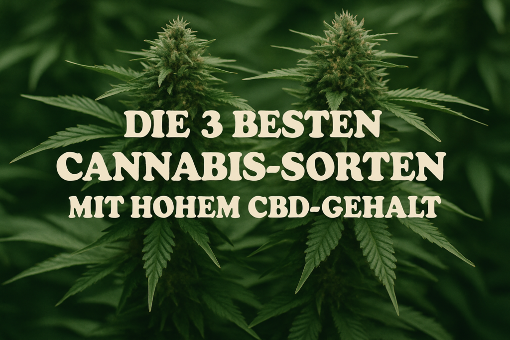Bild: Entdecken Sie die Top 3 CBD-reichen Cannabis-Sorten für maximale gesundheitliche Vorteile.